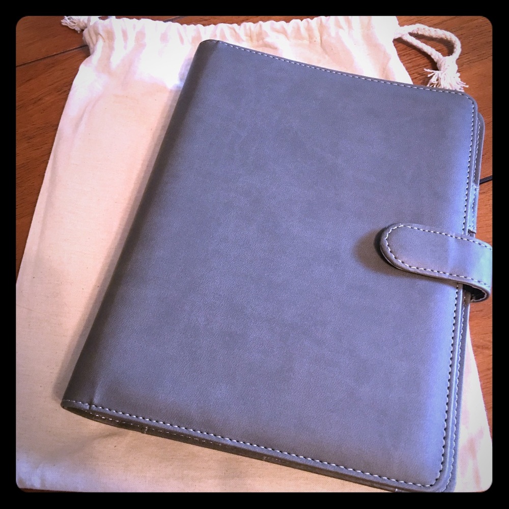 NEW StartPlanner Grey refillable 6 ring binder